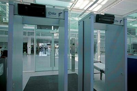 Flughafen-Sicherheitskontrolle Nacktscanner für die Sicherheit
