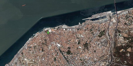 Lissabon Stadtplan Karte