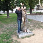 Bratislava Bronzefigur
