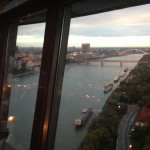 Bratislava und Fluss vom UFO